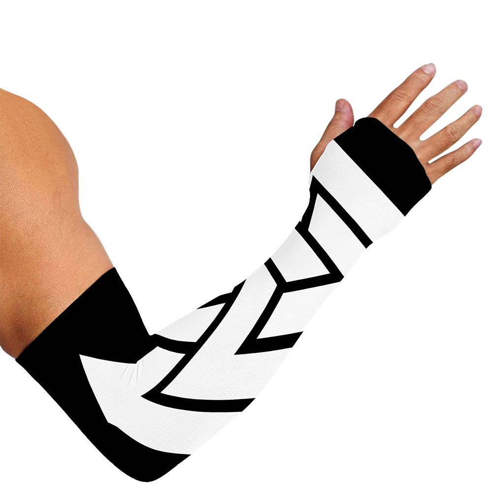 Viking Valknut Symbol Print Sun Protection Arm Sleeves