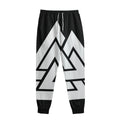 Viking Valknut Symbol Print Sweatpants