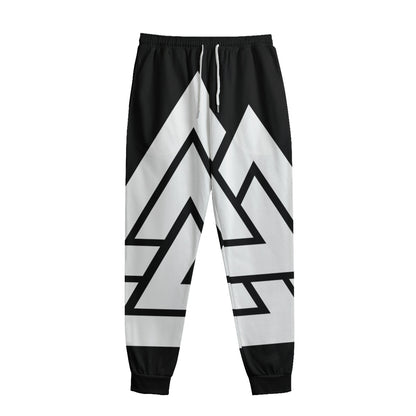 Viking Valknut Symbol Print Sweatpants