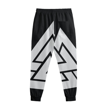 Viking Valknut Symbol Print Sweatpants