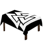 Viking Valknut Symbol Print Tablecloth