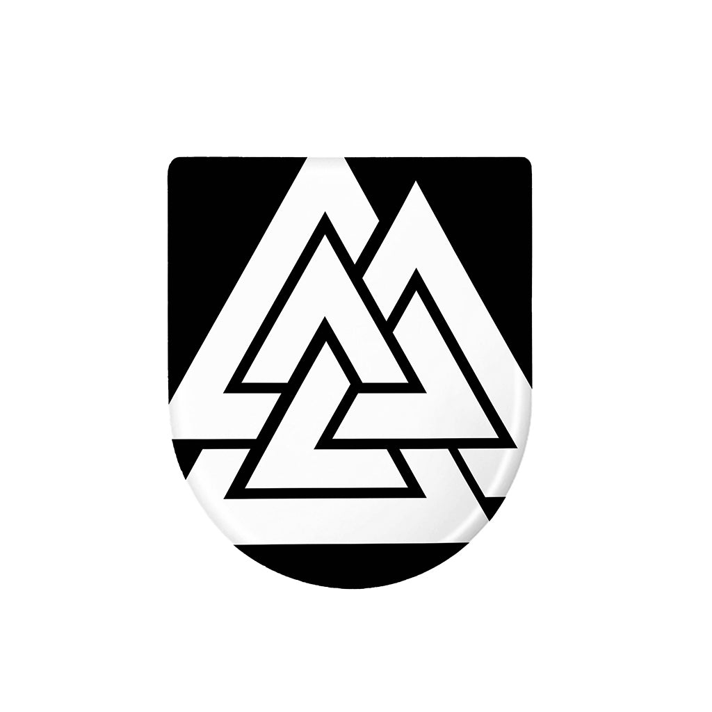 Viking Valknut Symbol Print Toilet Lid Cover