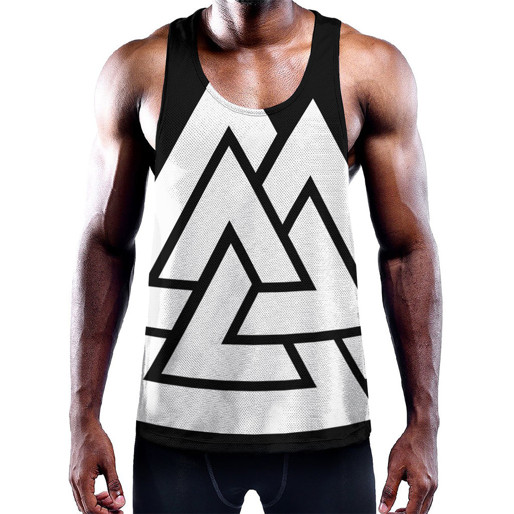 Viking Valknut Symbol Print Training Tank Top