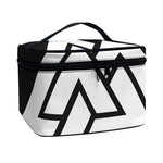Viking Valknut Symbol Print Travel Makeup Bag
