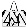 Viking Valknut Symbol Print Utility Tote Bag