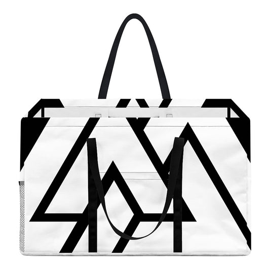 Viking Valknut Symbol Print Utility Tote Bag