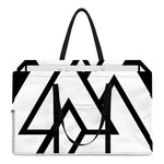 Viking Valknut Symbol Print Utility Tote Bag