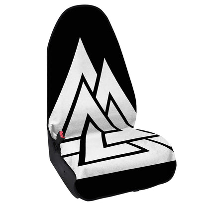 Viking Valknut Symbol Print Waterproof Car Seat Cover