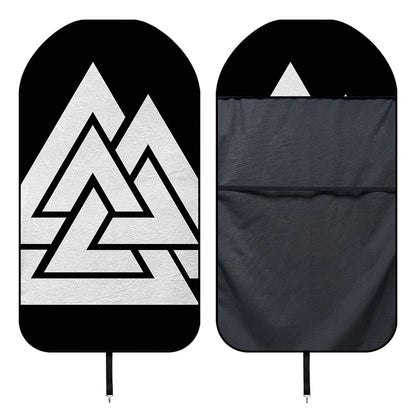 Viking Valknut Symbol Print Waterproof Car Seat Cover