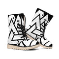 Viking Valknut Symbol Print Winter Boots