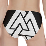 Viking Valknut Symbol Print Women's Panties