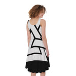 Viking Valknut Symbol Print Women's Sleeveless Dress