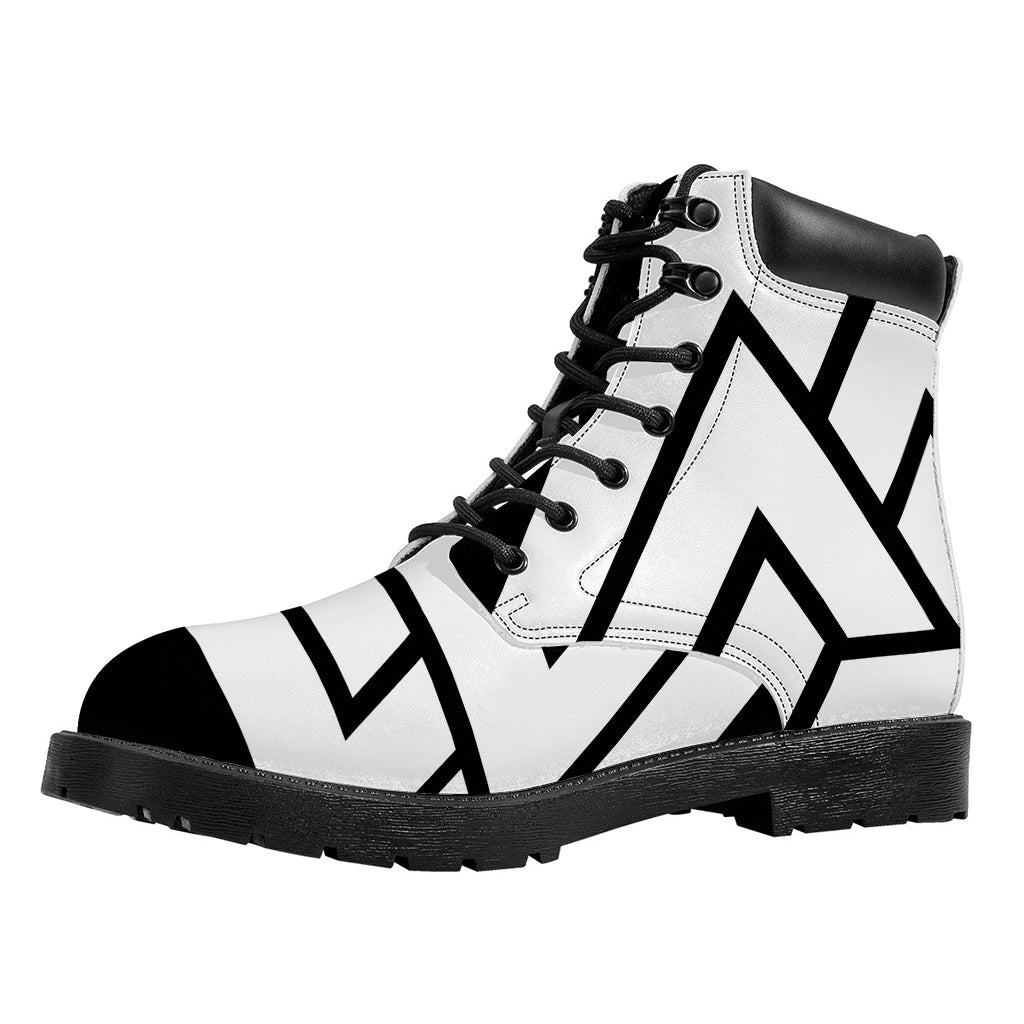 Viking Valknut Symbol Print Work Boots