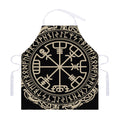 Viking Vegvisir Print Adjustable Apron