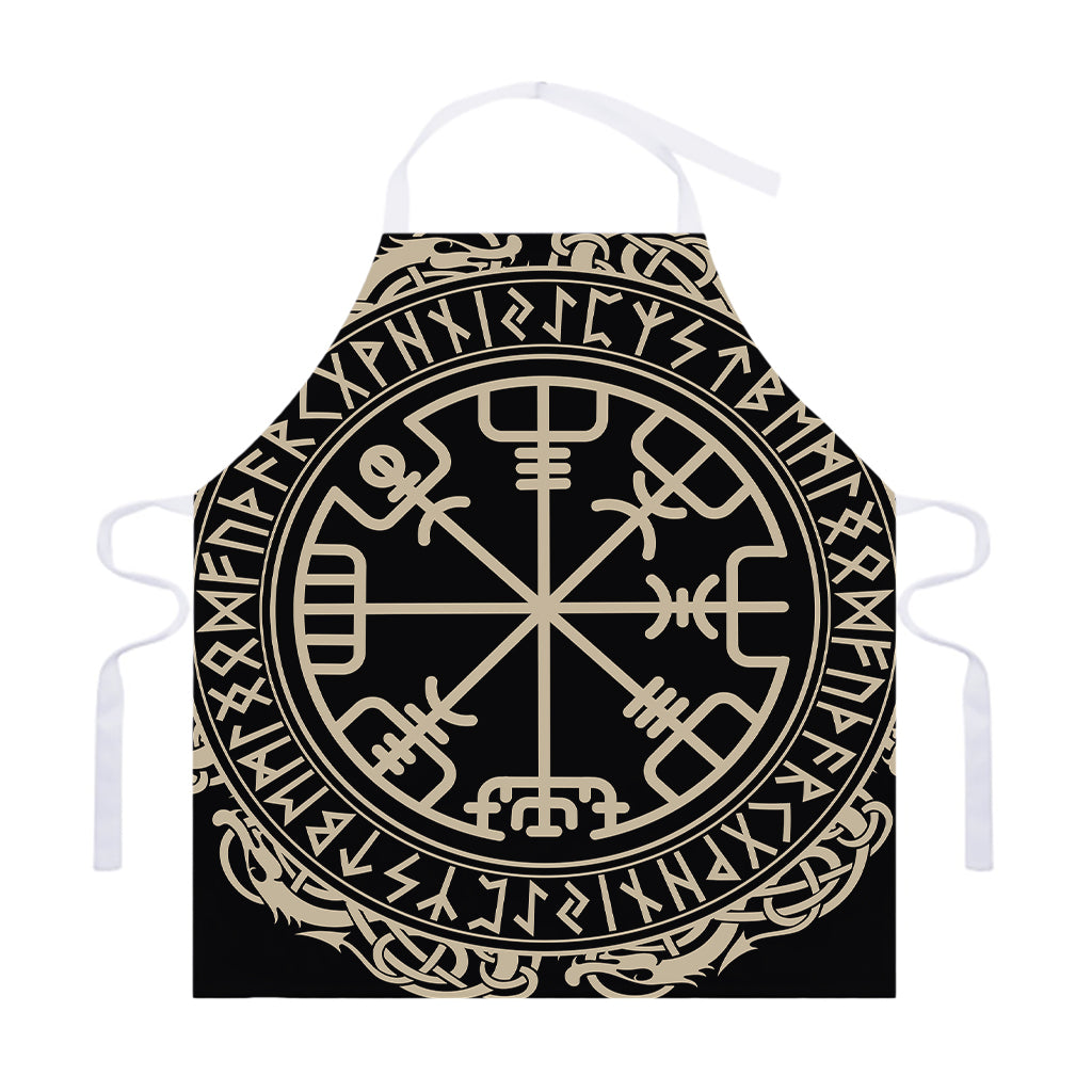 Viking Vegvisir Print Adjustable Apron