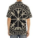 Viking Vegvisir Print Aloha Shirt