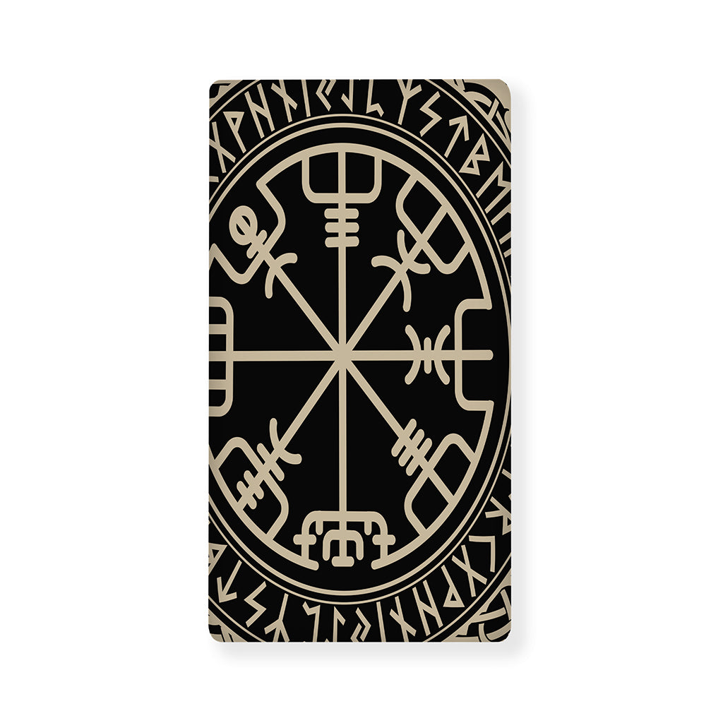 Viking Vegvisir Print Baby Crib Sheet