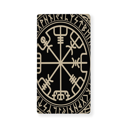 Viking Vegvisir Print Baby Crib Sheet
