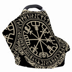 Viking Vegvisir Print Baby Seat Cover