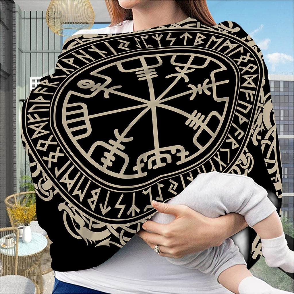 Viking Vegvisir Print Baby Seat Cover
