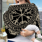 Viking Vegvisir Print Baby Seat Cover