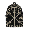 Viking Vegvisir Print School Backpack
