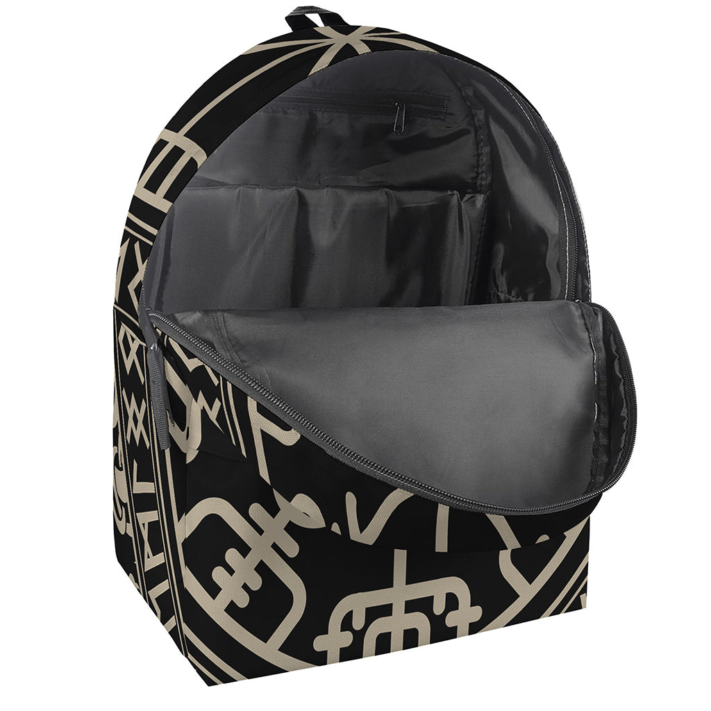 Viking Vegvisir Print Backpack
