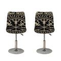 Viking Vegvisir Print Bar Stool Covers