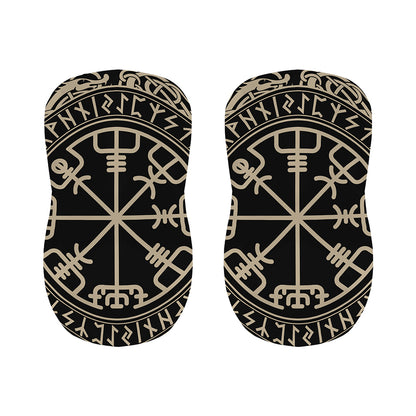 Viking Vegvisir Print Bar Stool Covers