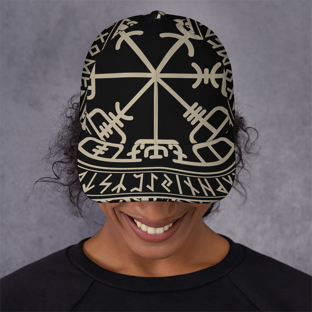 Viking Vegvisir Print Baseball Cap