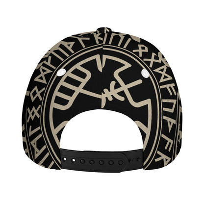 Viking Vegvisir Print Baseball Cap