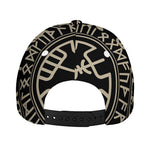 Viking Vegvisir Print Baseball Cap