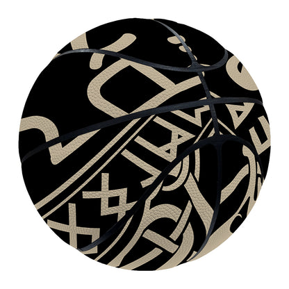 Viking Vegvisir Print Basketball