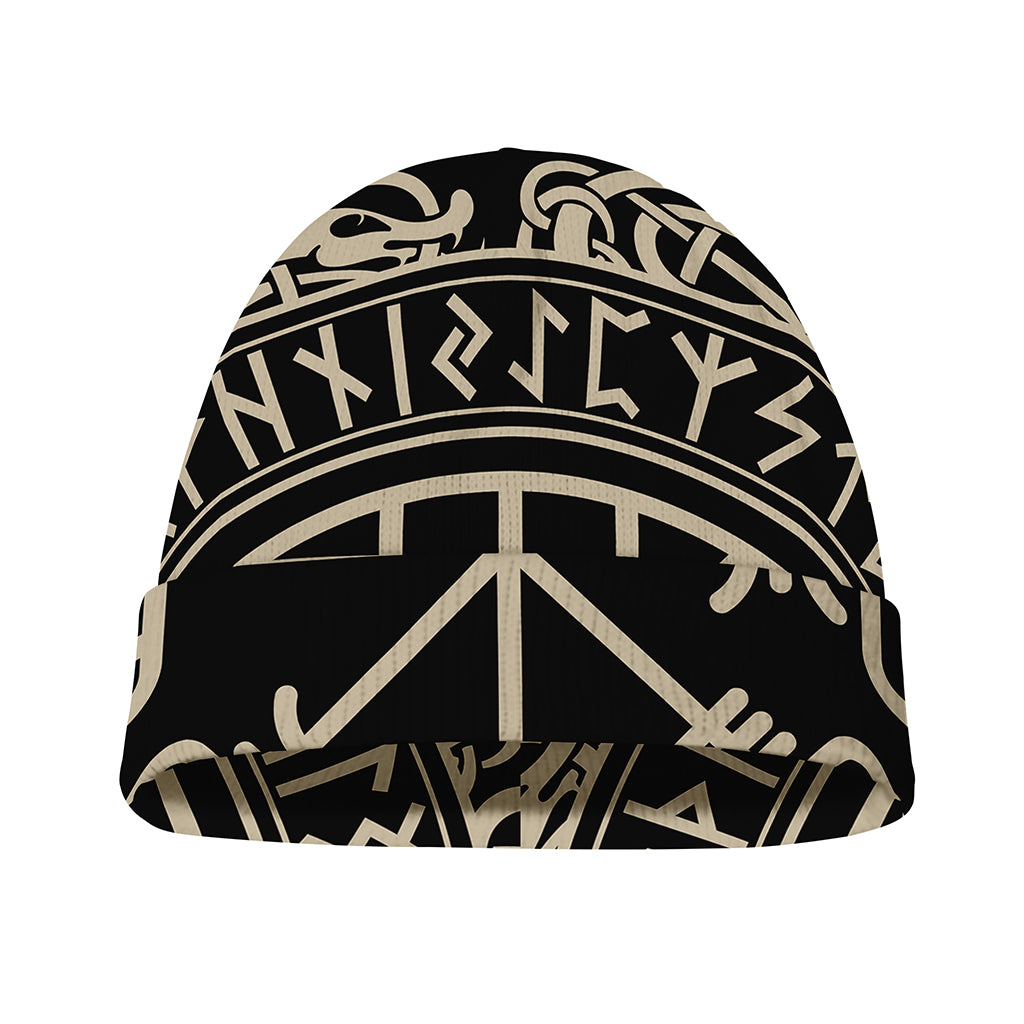 Viking Vegvisir Print Beanie