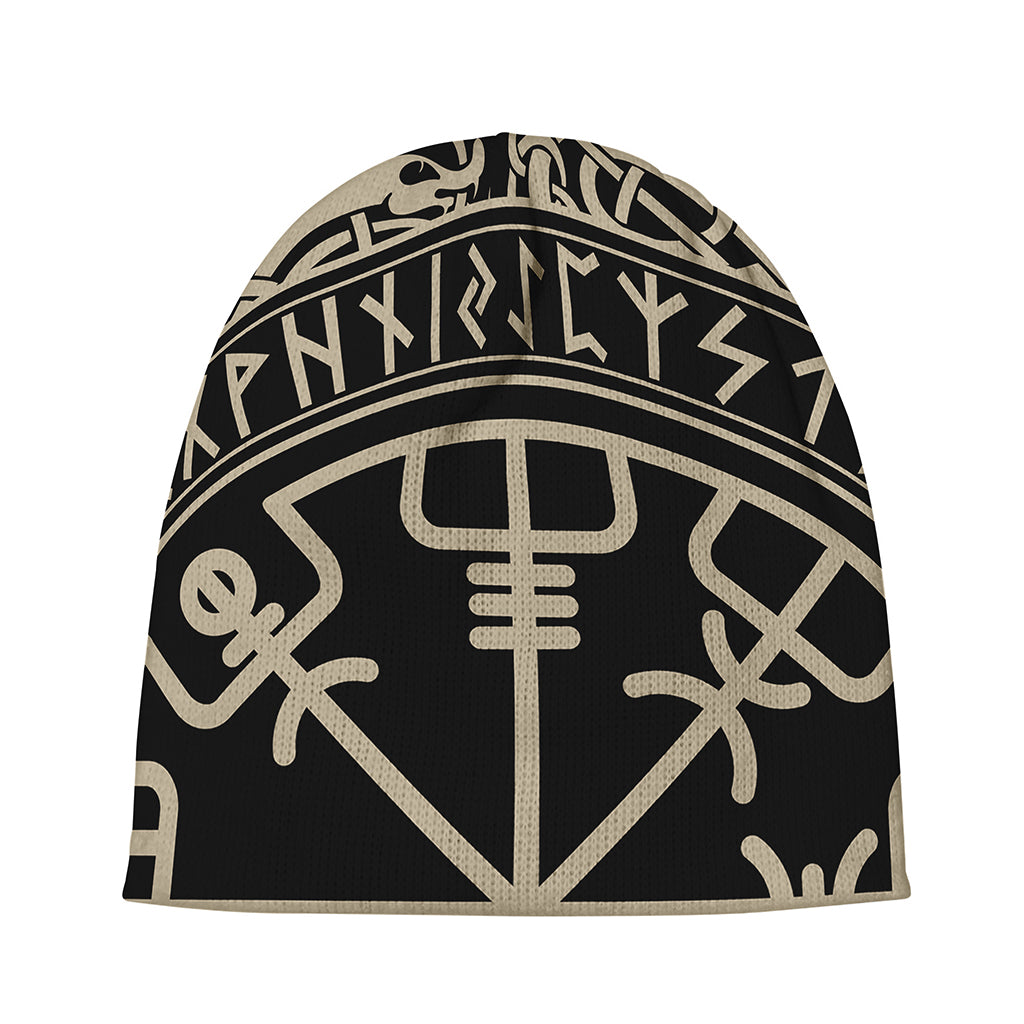 Viking Vegvisir Print Beanie