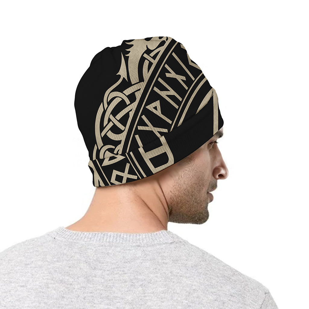 Viking Vegvisir Print Beanie