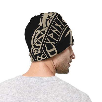 Viking Vegvisir Print Beanie