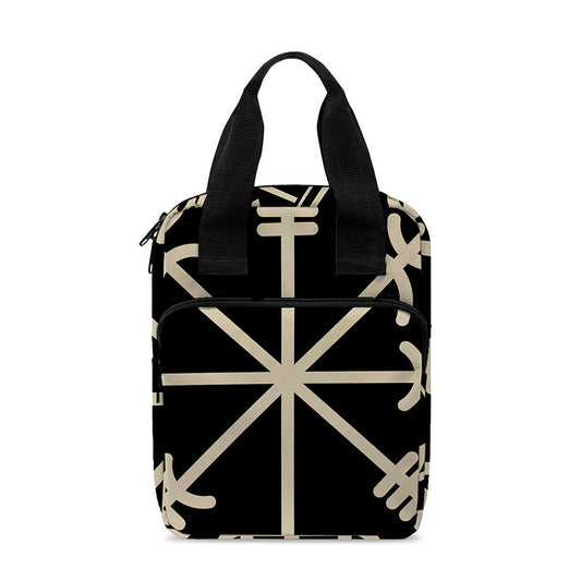 Viking Vegvisir Print Bible Tote Bag