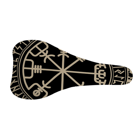 Viking Vegvisir Print Bicycle Seat Cover