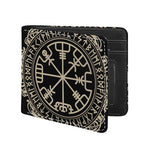 Viking Vegvisir Print Bifold Wallet