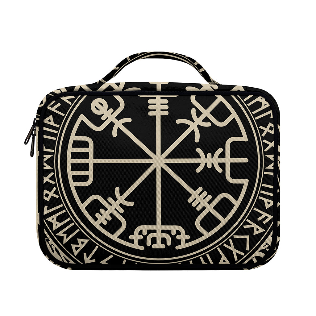 Viking Vegvisir Print Briefcase Bible Bag