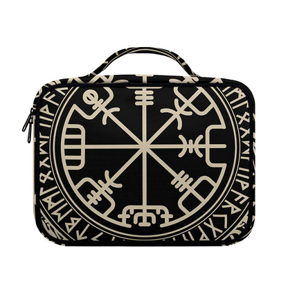 Viking Vegvisir Print Briefcase Bible Bag