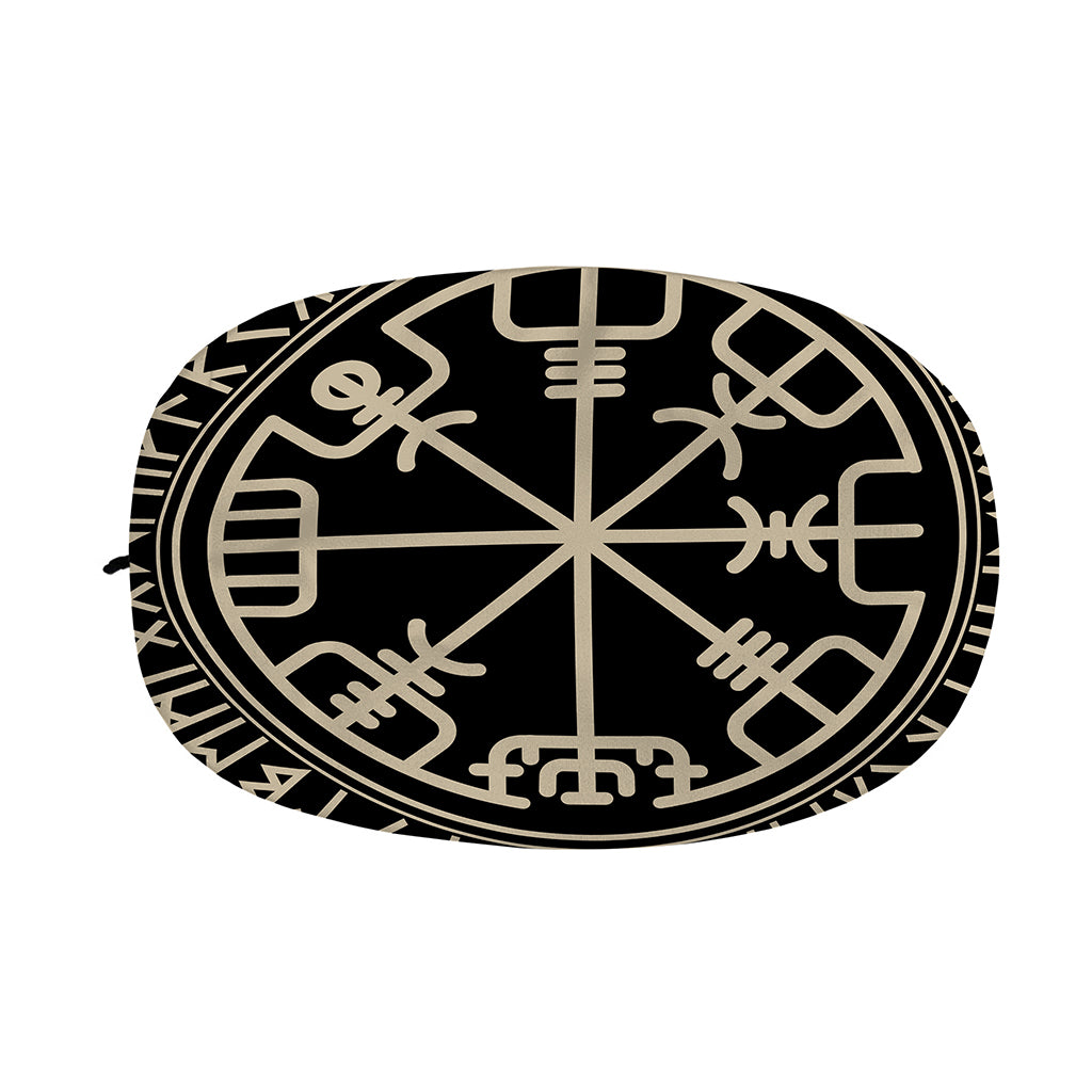 Viking Vegvisir Print Car Side Mirror Covers