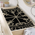 Viking Vegvisir Print Changing Pad Cover