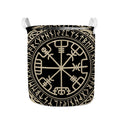 Viking Vegvisir Print Collapsible Laundry Basket