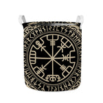 Viking Vegvisir Print Collapsible Laundry Basket