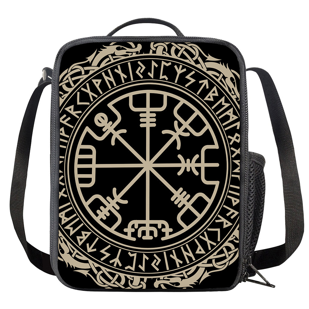 Viking Vegvisir Print Crossbody Lunch Bag