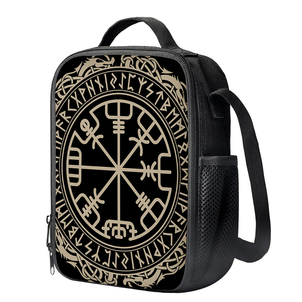 Viking Vegvisir Print Crossbody Lunch Bag