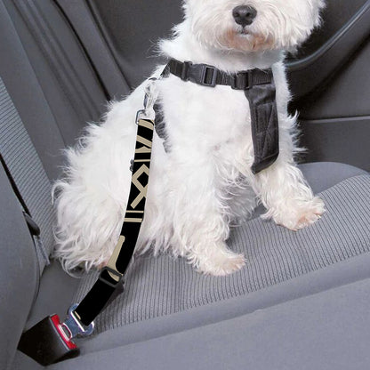 Viking Vegvisir Print Dog Seat Belt