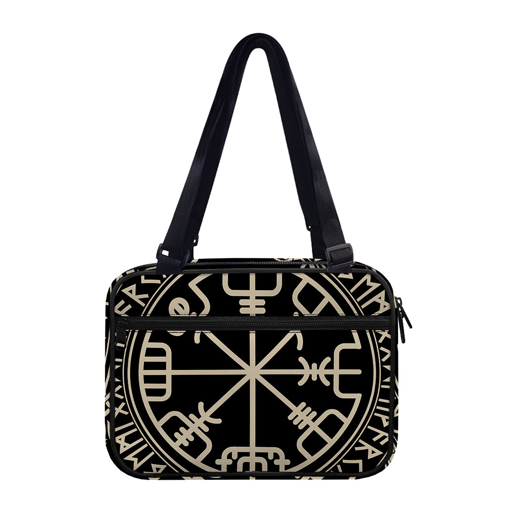 Viking Vegvisir Print Double Strap Bible Bag